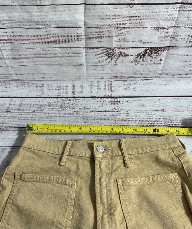 Mother Superior High Waisted Patch Pocket Bookie Sneak Jeans Size 27 Women's