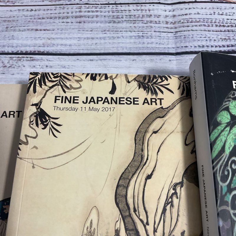 Lot of 3 Bonham Fine Japanese Art Auction Catalogues (11/16, 5/17, 11/17)