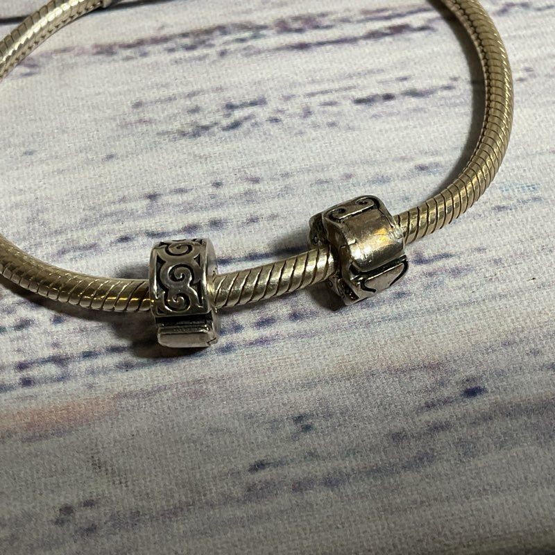 CHAMILIA Sterling Toggle Clasp 7" Bracelet- 19.69g