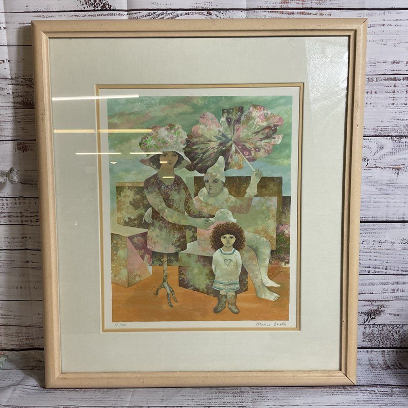 MARIO DORETTI Limited Edition 17/200 Family Portrait Serigraph