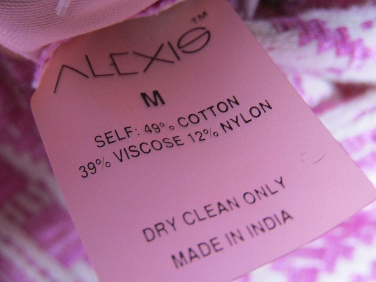 Alexis Valley Women's Pink Geometric Print Skort Size M