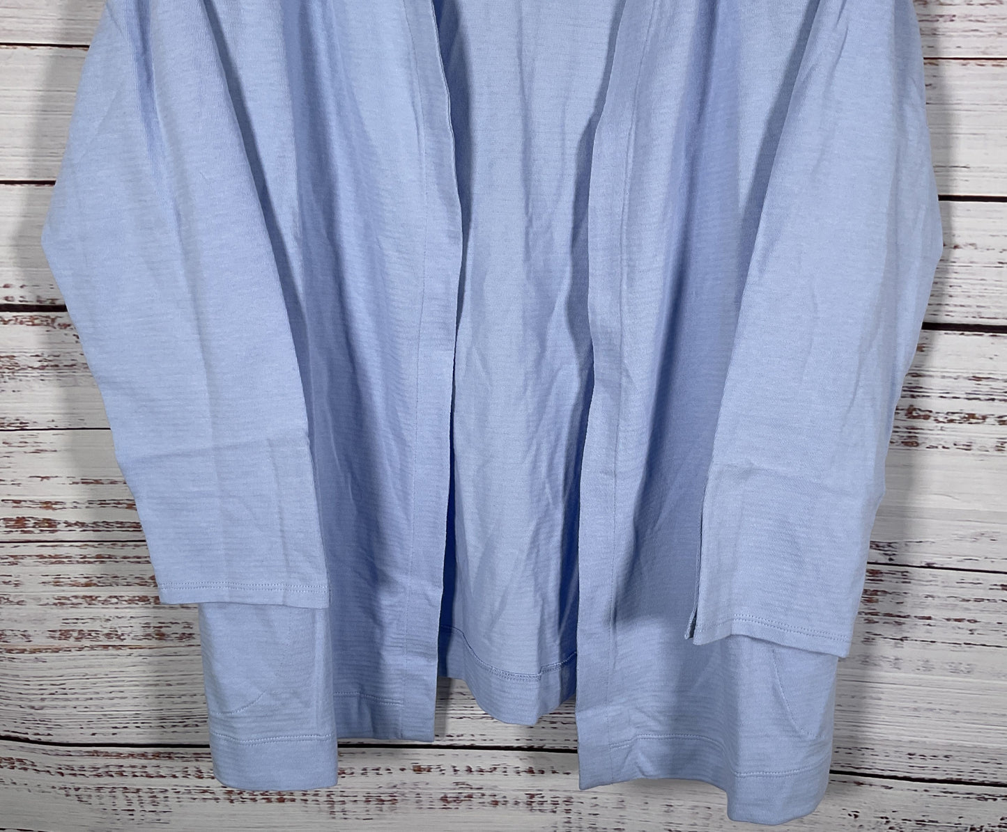 J. Jill Women's Pale Blue Cotton Open Cardigan Size XL Petite