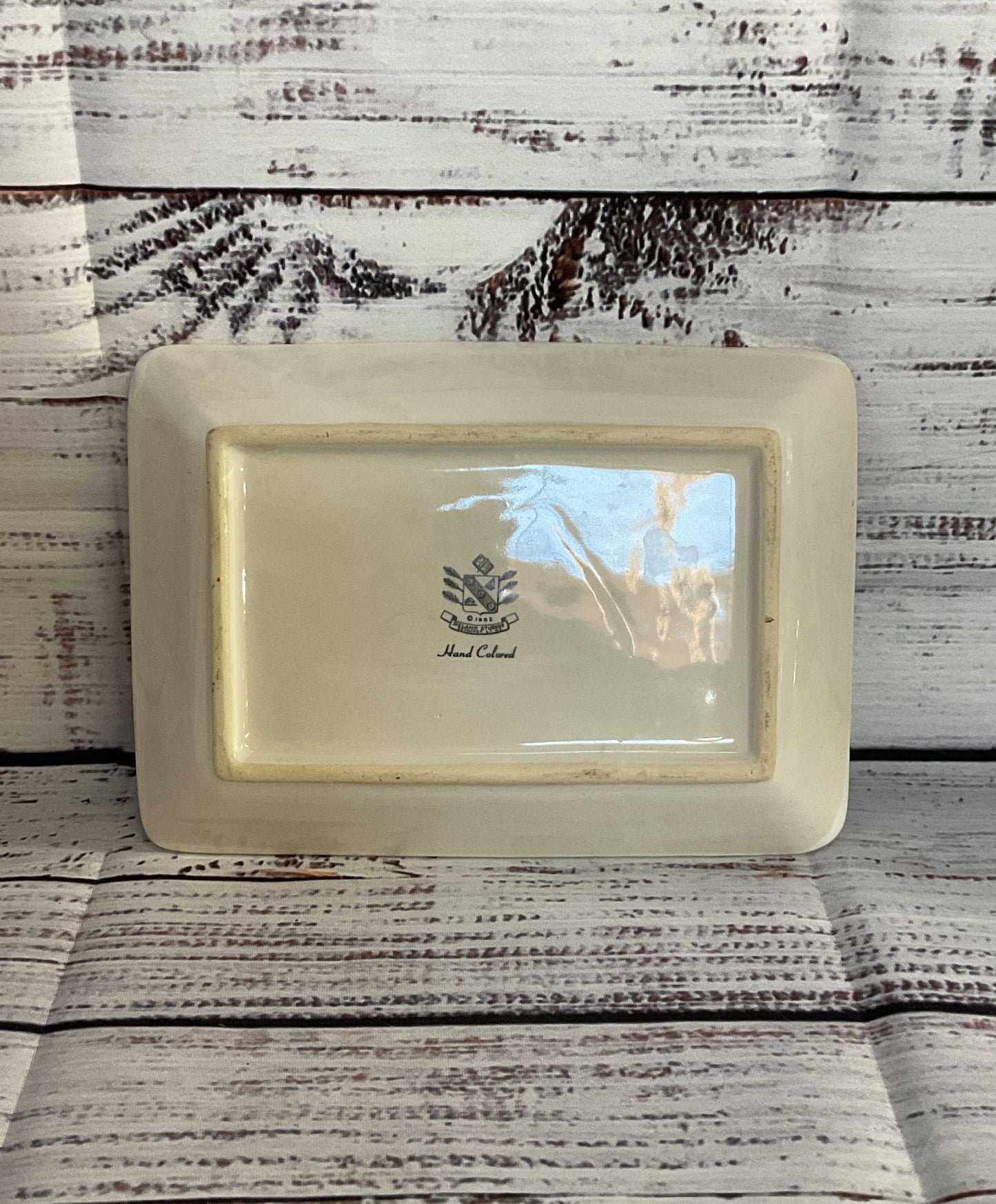 Delano Studios Vintage Hang Rule XXIII Of Golf Perrier Water Ceramic Tray