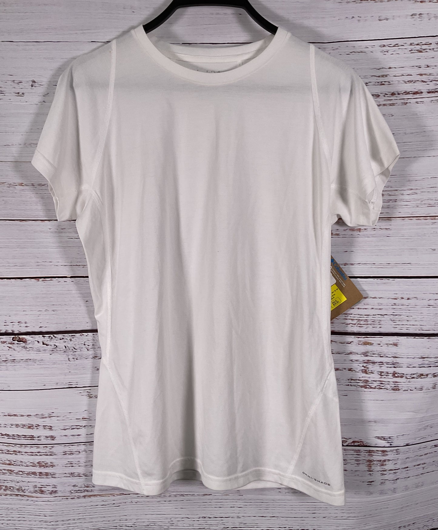 Columbia Silver Ridge Women's White Short Sleeve T-Shirt Size M