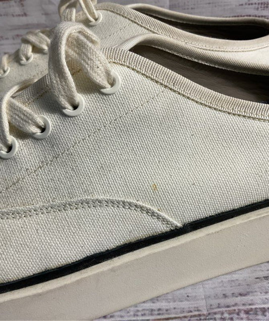 Fear of God Men's Canvas 101 Backless White Sneakers Size 46 EU / 13 US