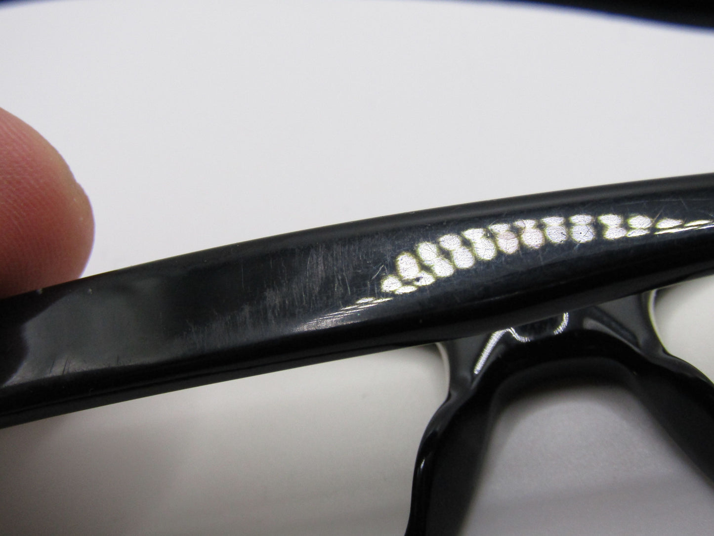Giorgio Armani GA129 Women's Black Rectangular Eyeglasses Frame Made in Italy