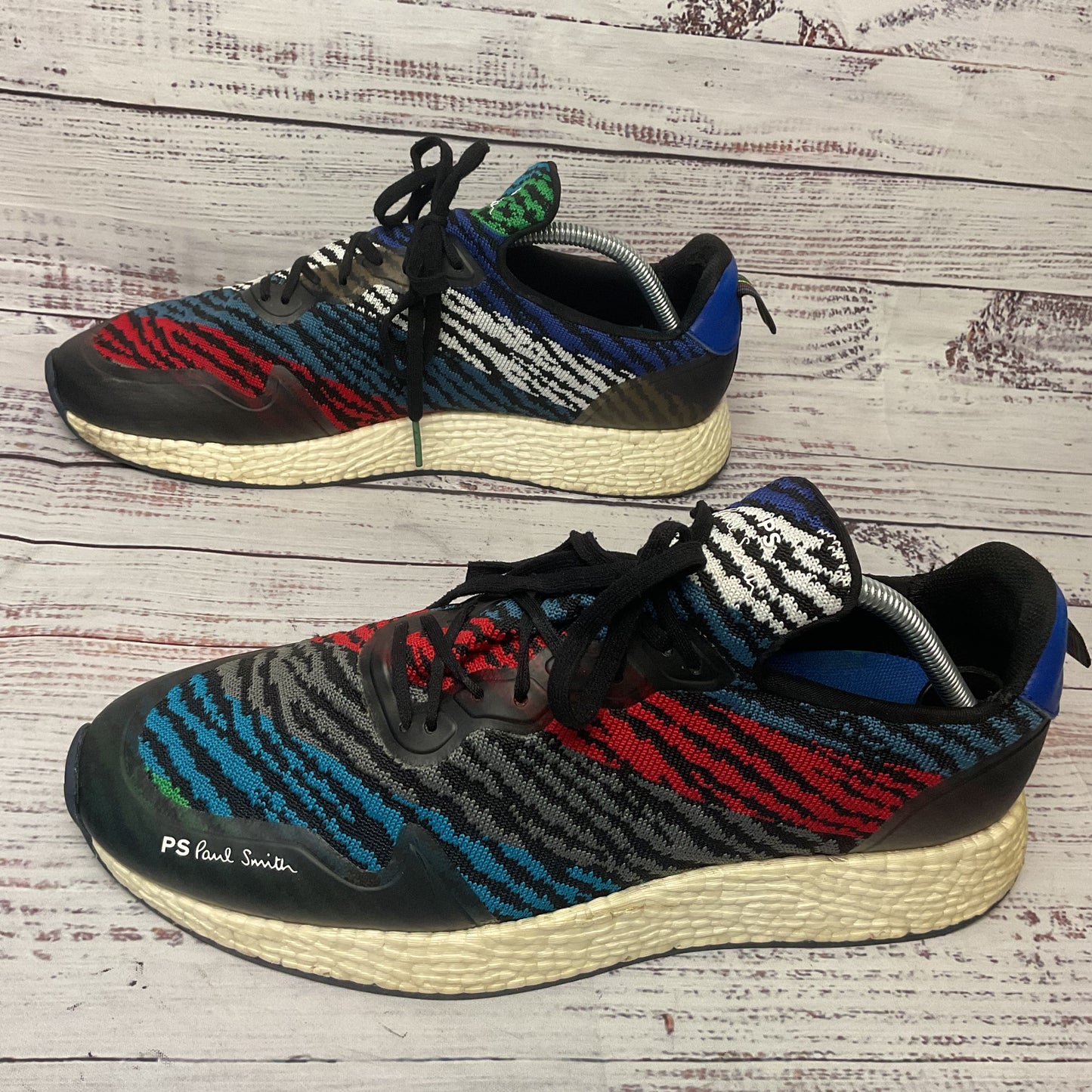 Paul Smith Krios Zebra Multicolor Sneaker Shoe Men Size 11-12?