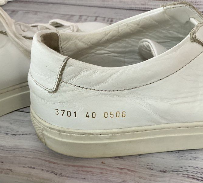 Men's Common Projects Original Achilles White Sneaker Size 40 US 7 Retail $565