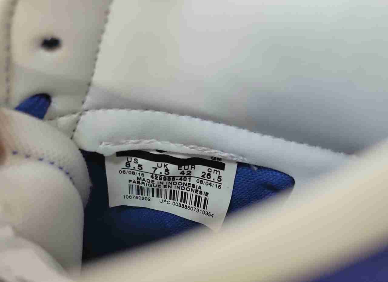 Women's Nike Blazer High Top Swoosh Royal Blue Sneaker Size 8.5