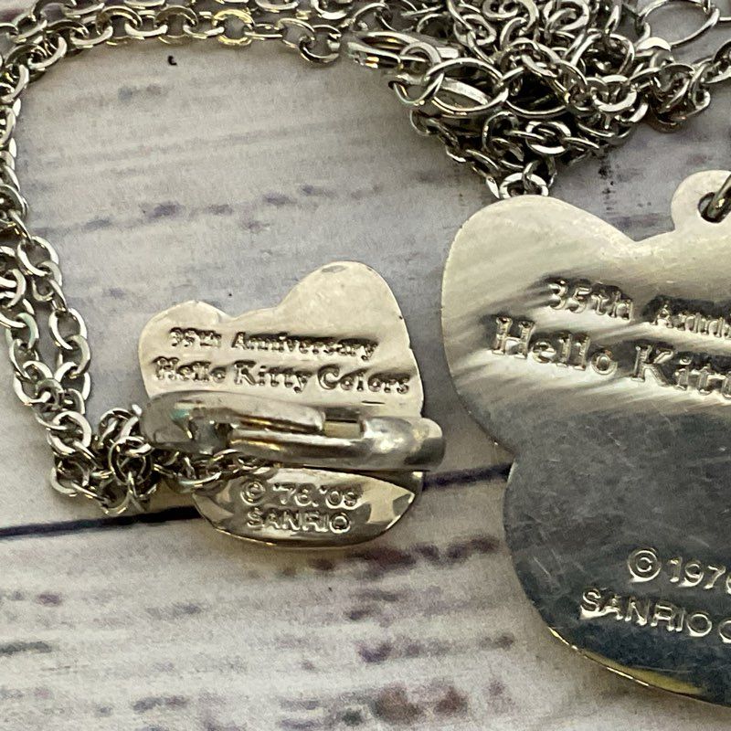 2009 HELLO KITTY 35 Anniversary Necklace & Adjustable Ring