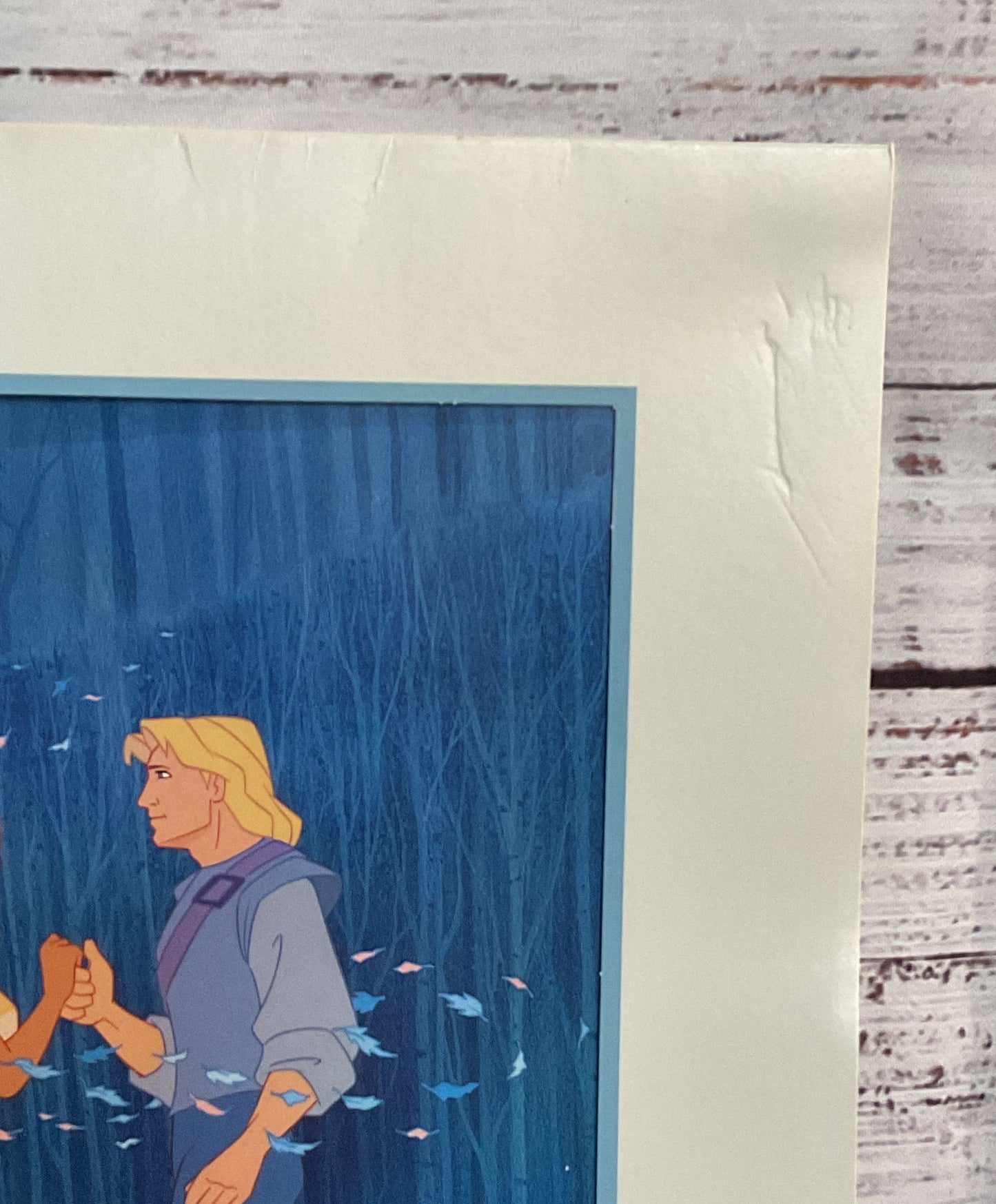 Disney Vintage Cinderella Pocahontas Lot of 3 Lithographs