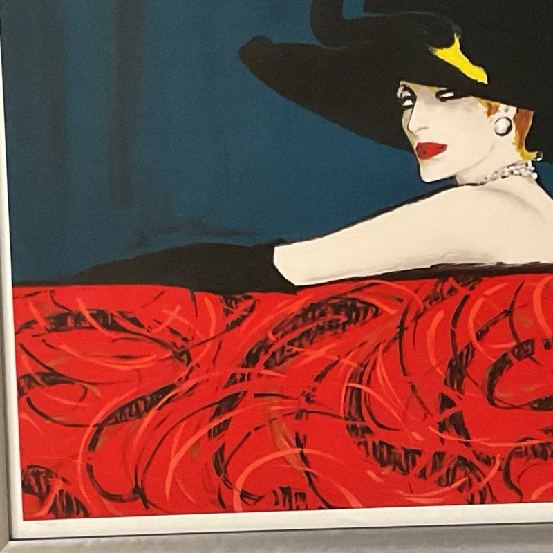 Signed & Numbered RENE GRUAU "Leda" Large Art Deco Litho- LOCAL PICKUP 90016