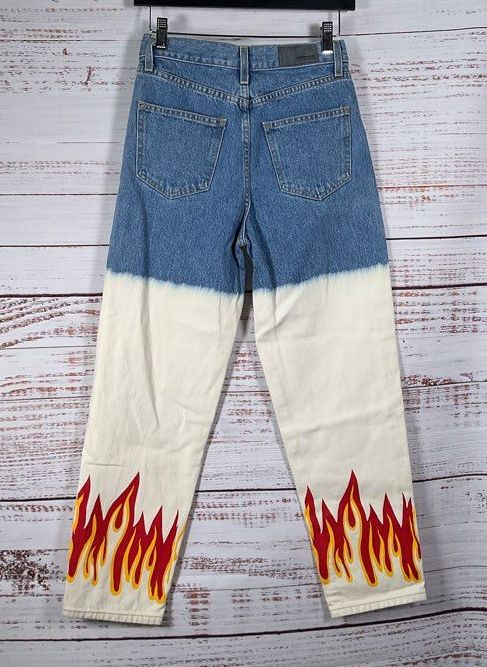 Carmar Denim Marietta High Rise Boyfriend Flame Jeans Multicolor 25