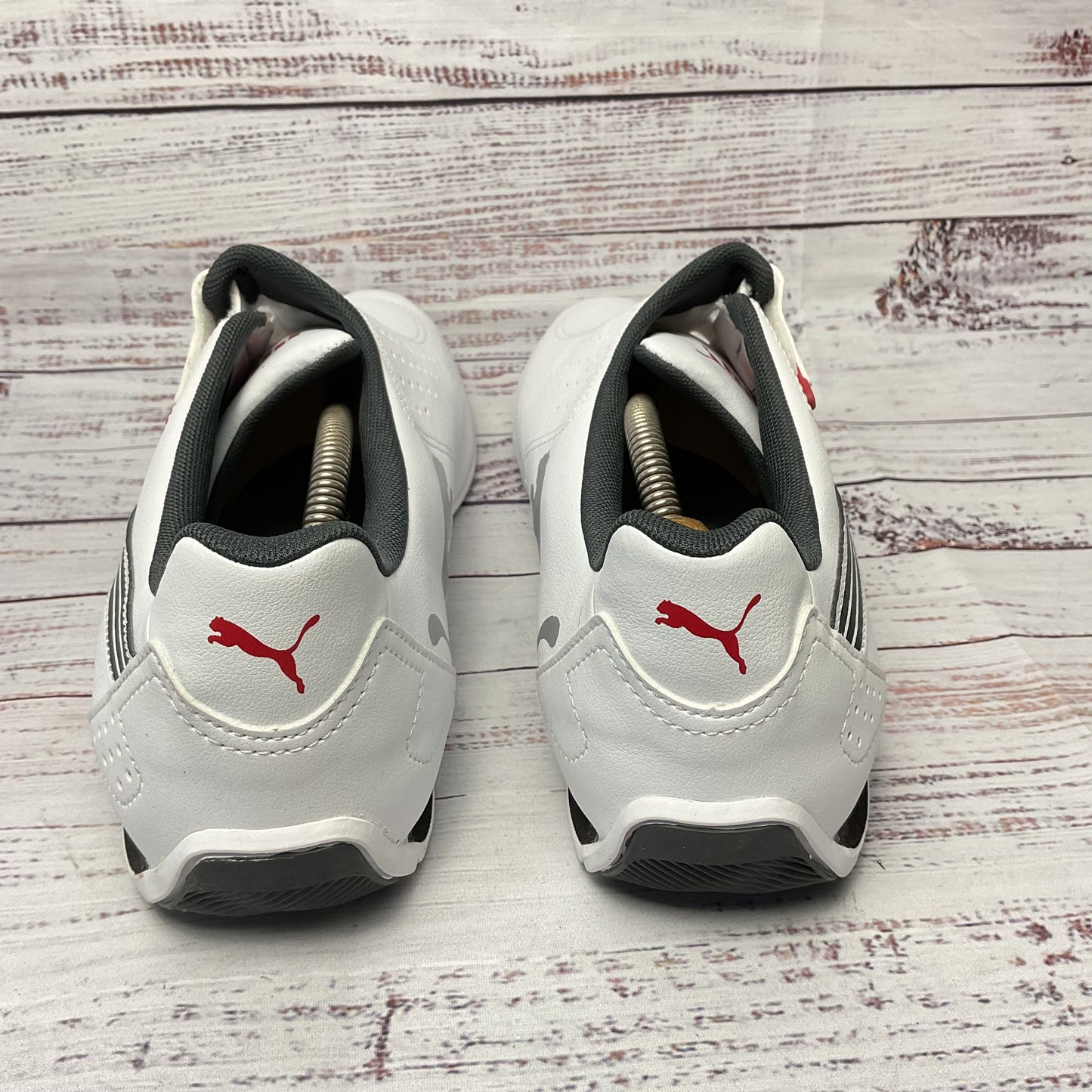 Puma Redon Move White Black Red Slip On Athletic Shoe Men 13