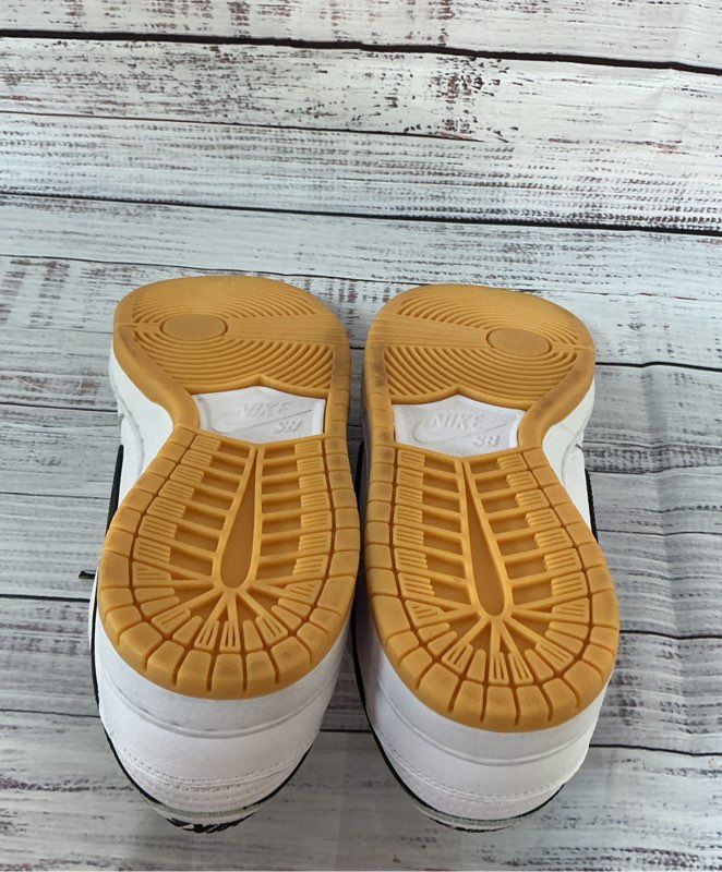 Men's Nike SB Dunk Low "White Gum" White Sneaker Size 8.5