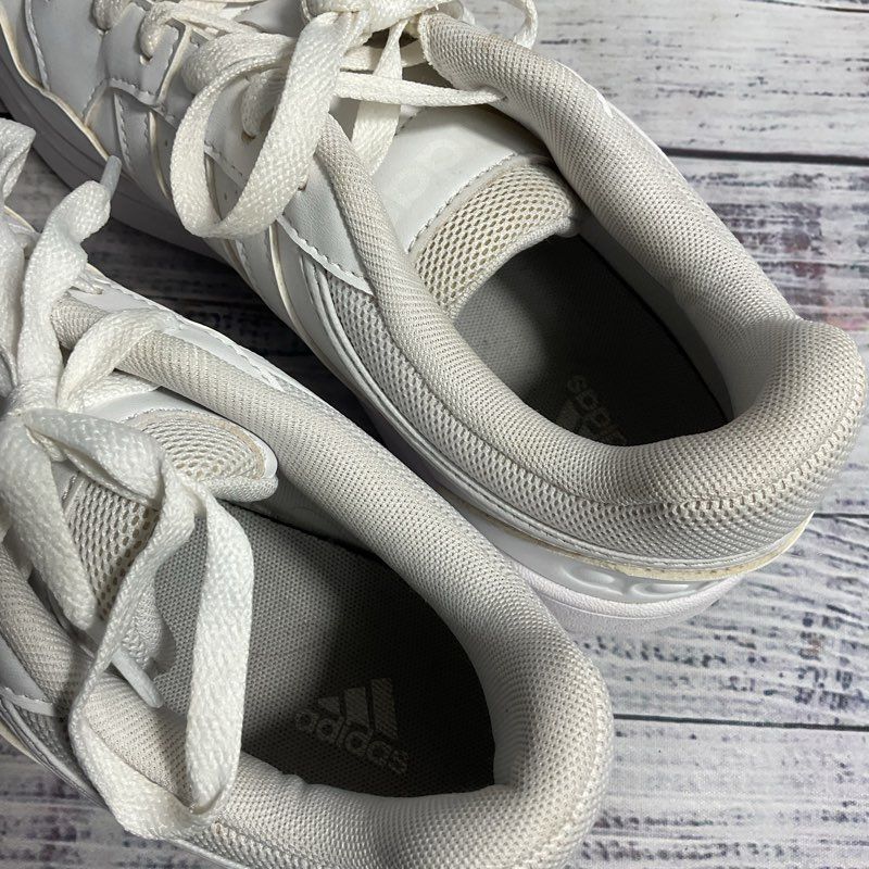 Adidas Hoops 3.0 Low White Athletic Sneakers Men's 9 US