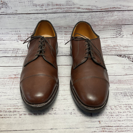 Allen Edmonds Brown Leather Toe Cap Oxford Dress Shoe Men Size 12
