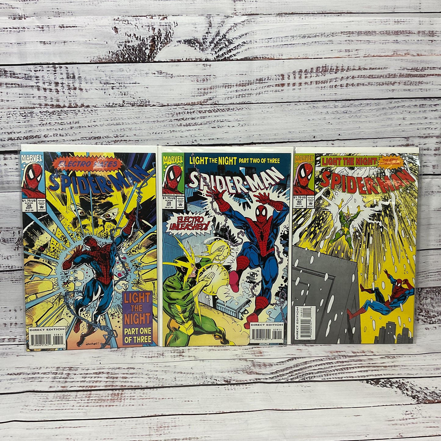 Spider-Man Light The Night Electro Part 1-3 Complete #38-40