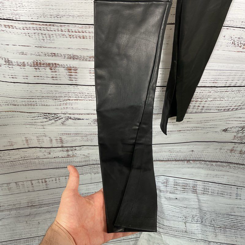 Alix NYC Carlisle Black Faux Leather Pants - Size M