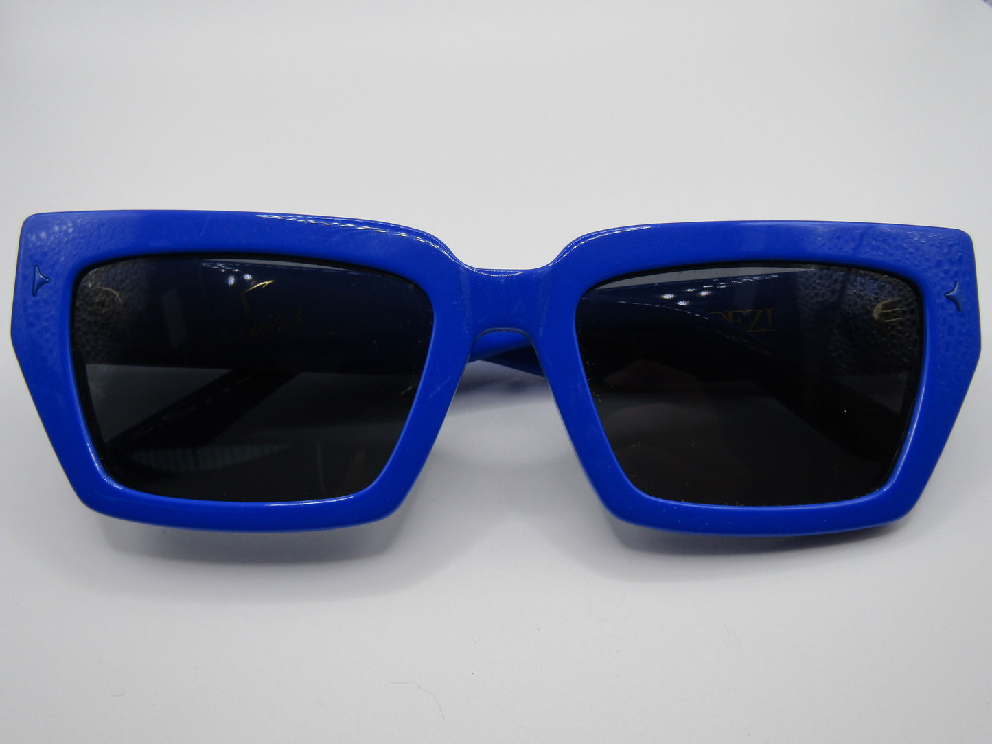 Dezi Switch Women's Blue Acetate Sunglasses