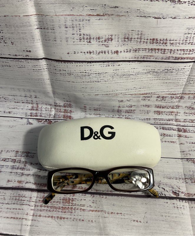 Dolce & Gabbana Eyeglasses DG 3063 861 Brown/Gold Marbled Italy Frames Only