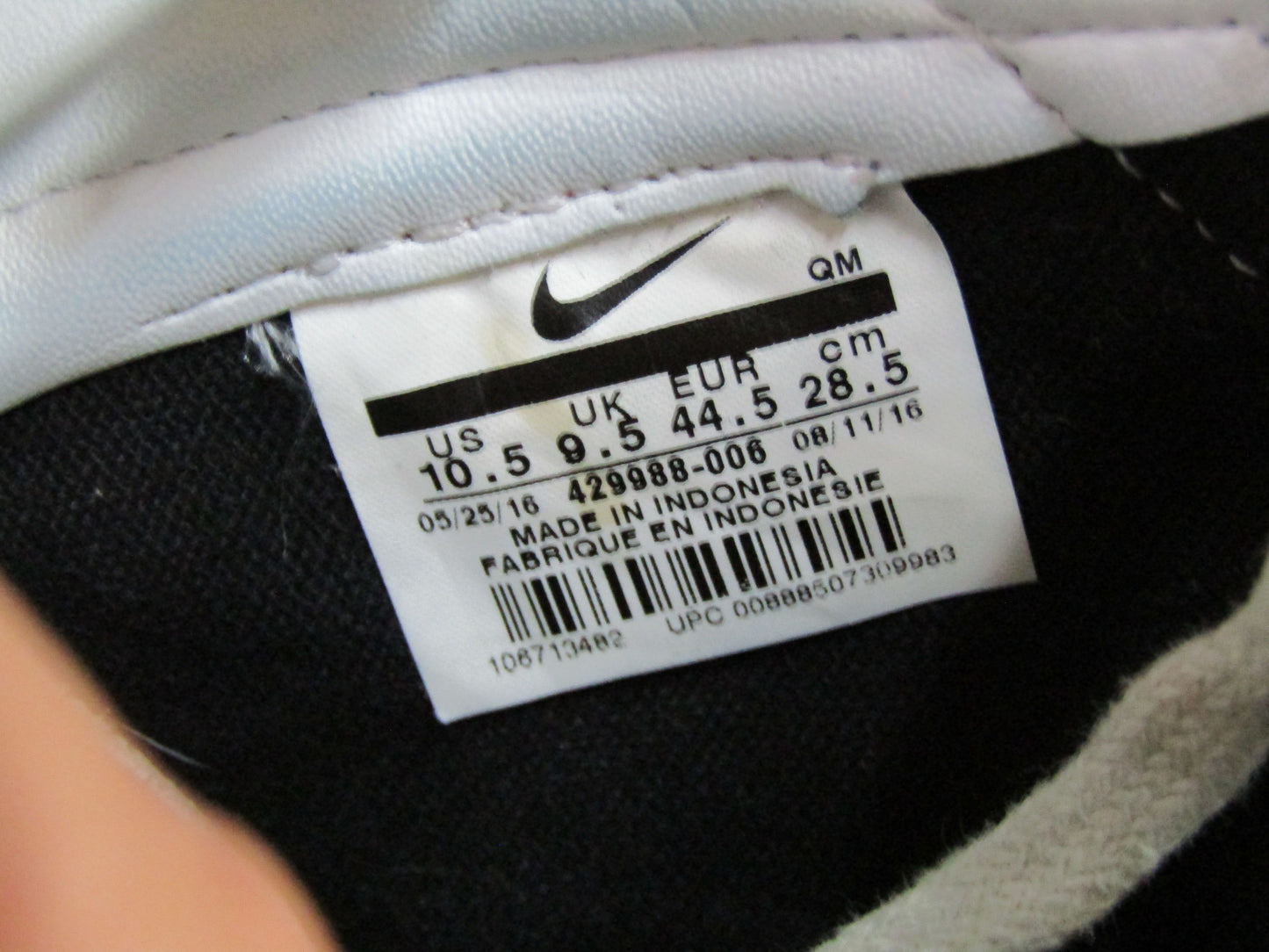Nike Blazer Men's Black Suede Mid-Top Sneakers Size 10.5 429988-006