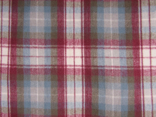 House of Tweed Scotland Women's Multi-Color Plaid Fringe Scarf