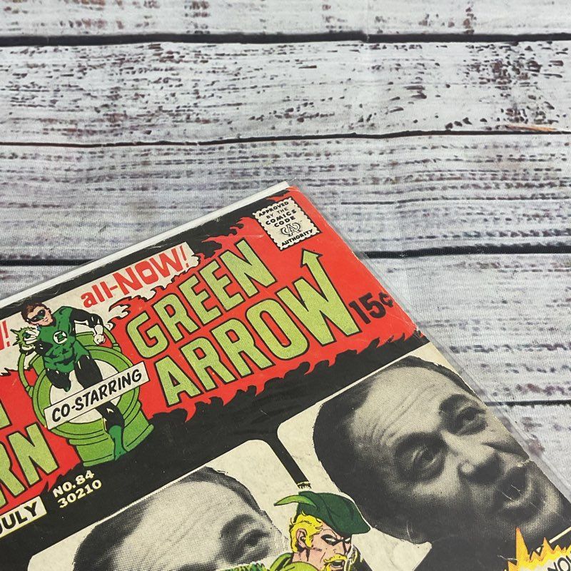 VTG. 1970 Green Lantern #84 Green Arrow Dc Comics Neal Adams Ungraded