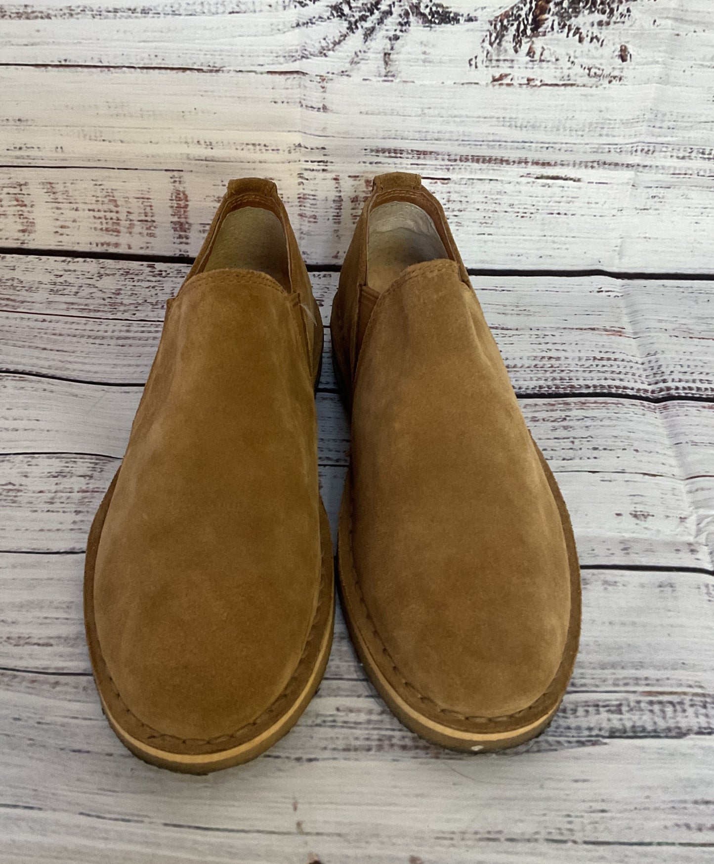 UGG Suede Leather Camellia Slip On Loafers Brown 5.5