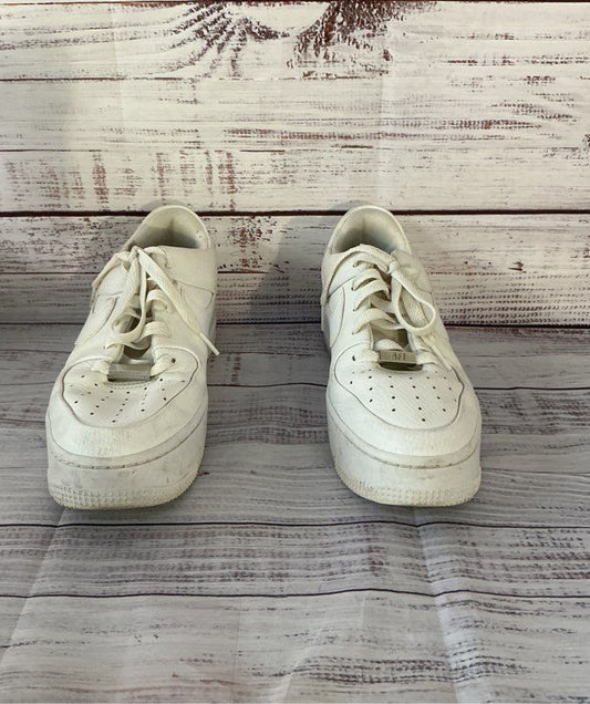 Women's Nike Air Force 1 Sage Low White Sneaker Size 9.5