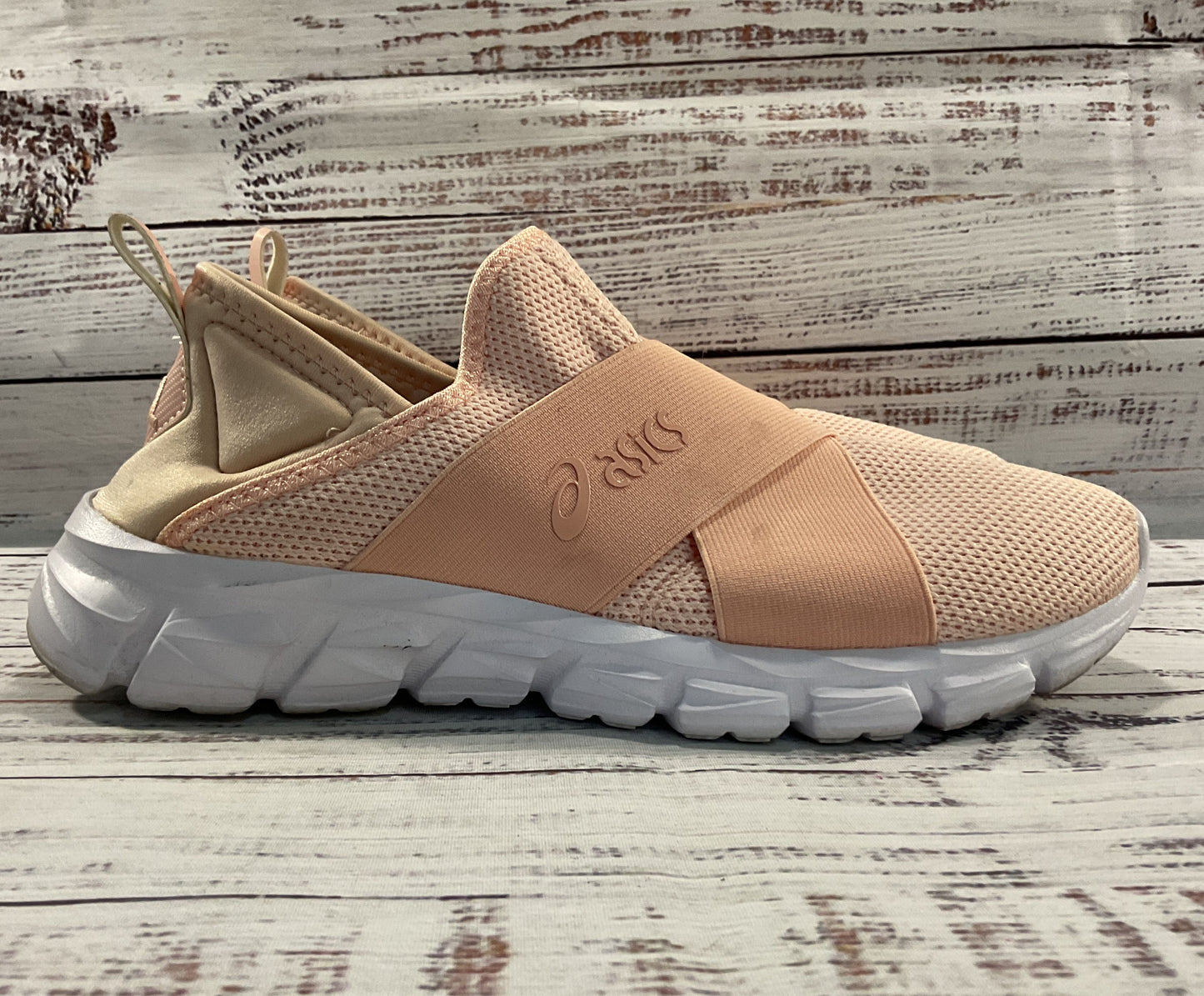 Asics Quantum Lyte Women's Breeze Peach Slip-On Shoes Size 7
