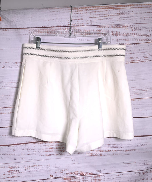Nonchalant Label Lowie Double-Zip Shorts White XXL