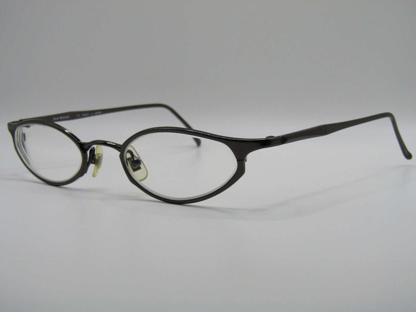 Isaac Mizrahi Vamp Women's Gunmetal Gray Slim Eyeglasses Frame Made in Japan