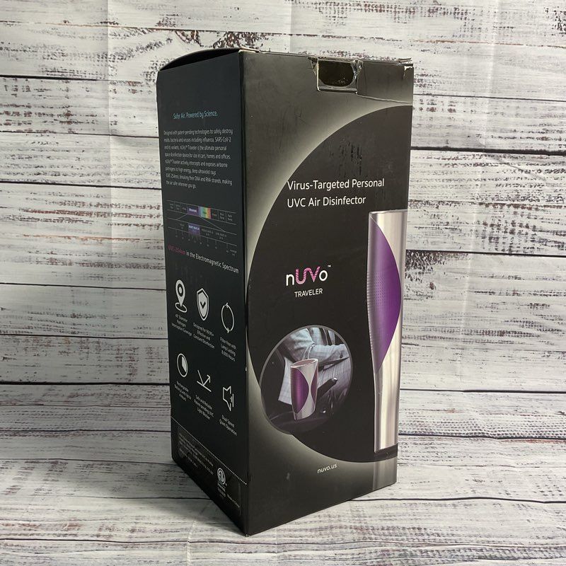 NOB Nuvo Traveler Virus-Targeted Personal UVC Air Disinfector Purifier