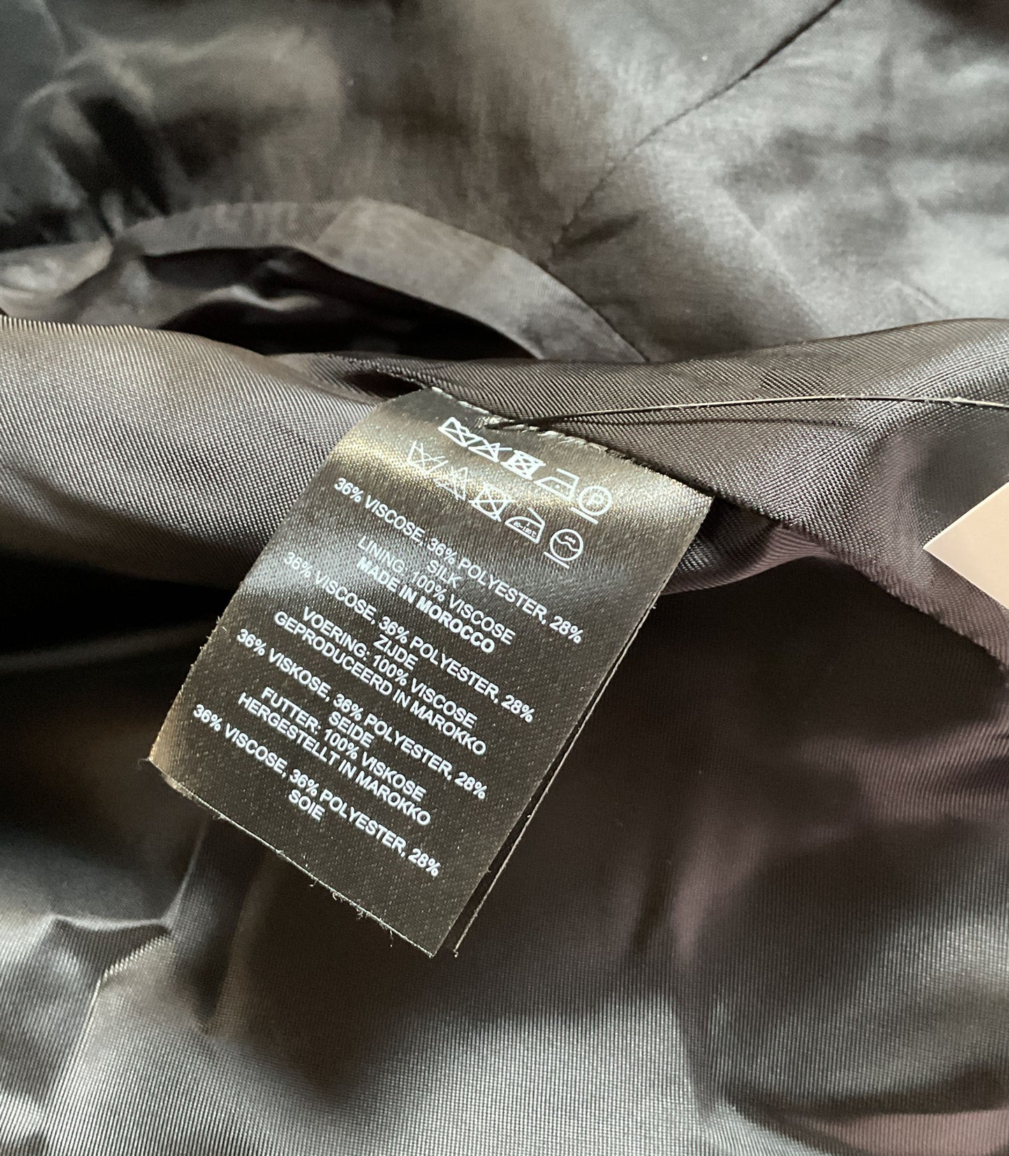 Dries Van Noten Women's Marbled Suit Dark Green 40/38