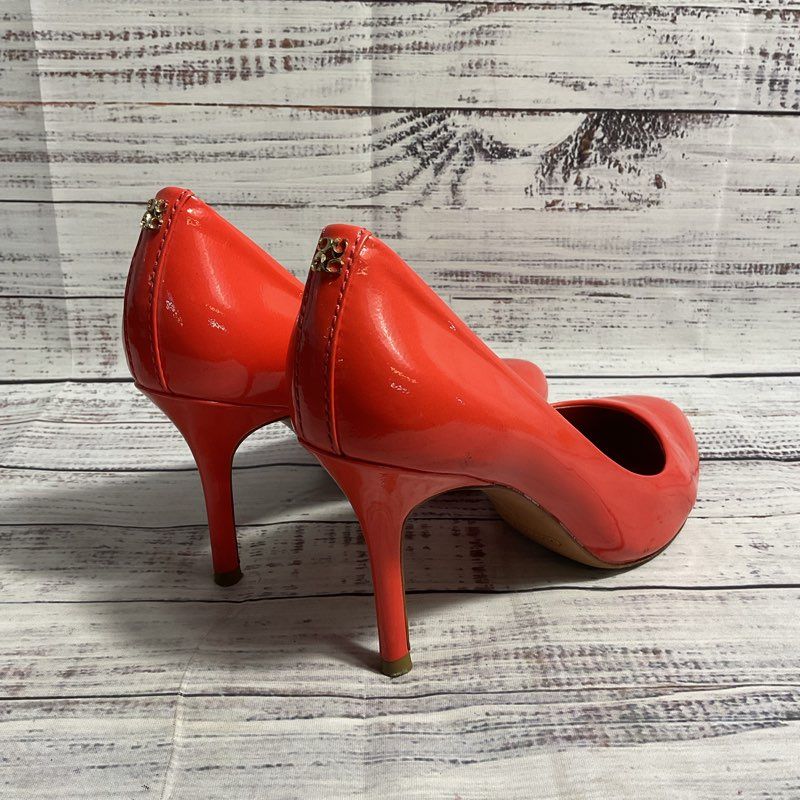 Coach Nala Patent Leather Coral Pump Heel Women's Size 8