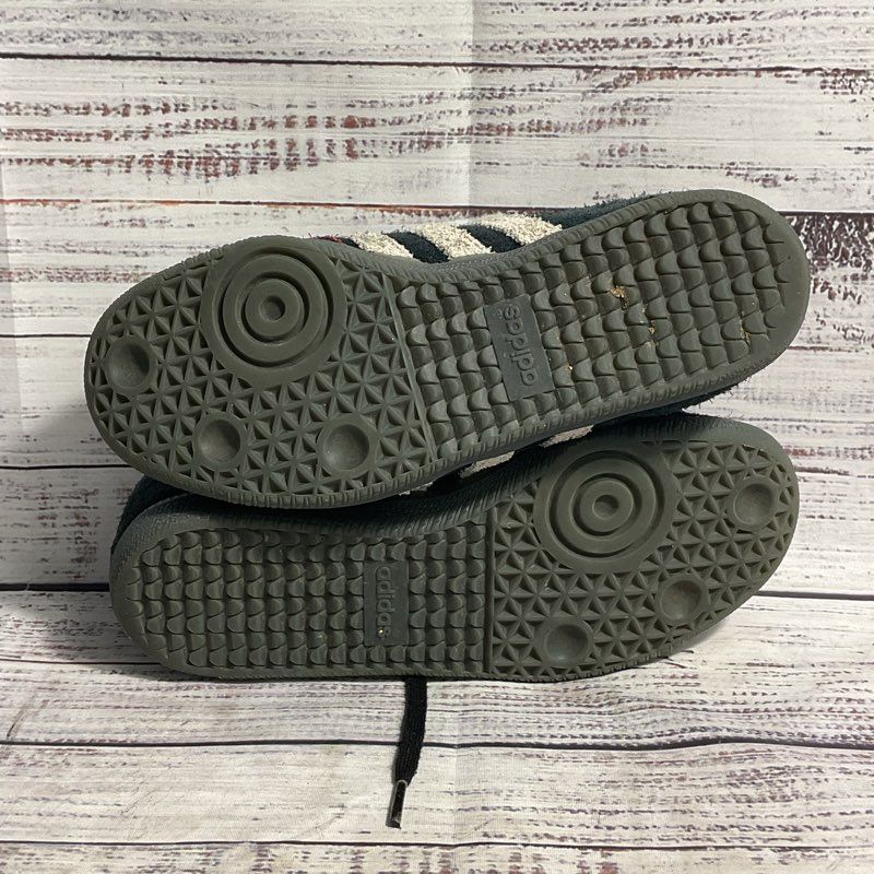 Adidas Samba Maite Steenhoudt Black & White Suede Athletic Shoe Women's 4.5