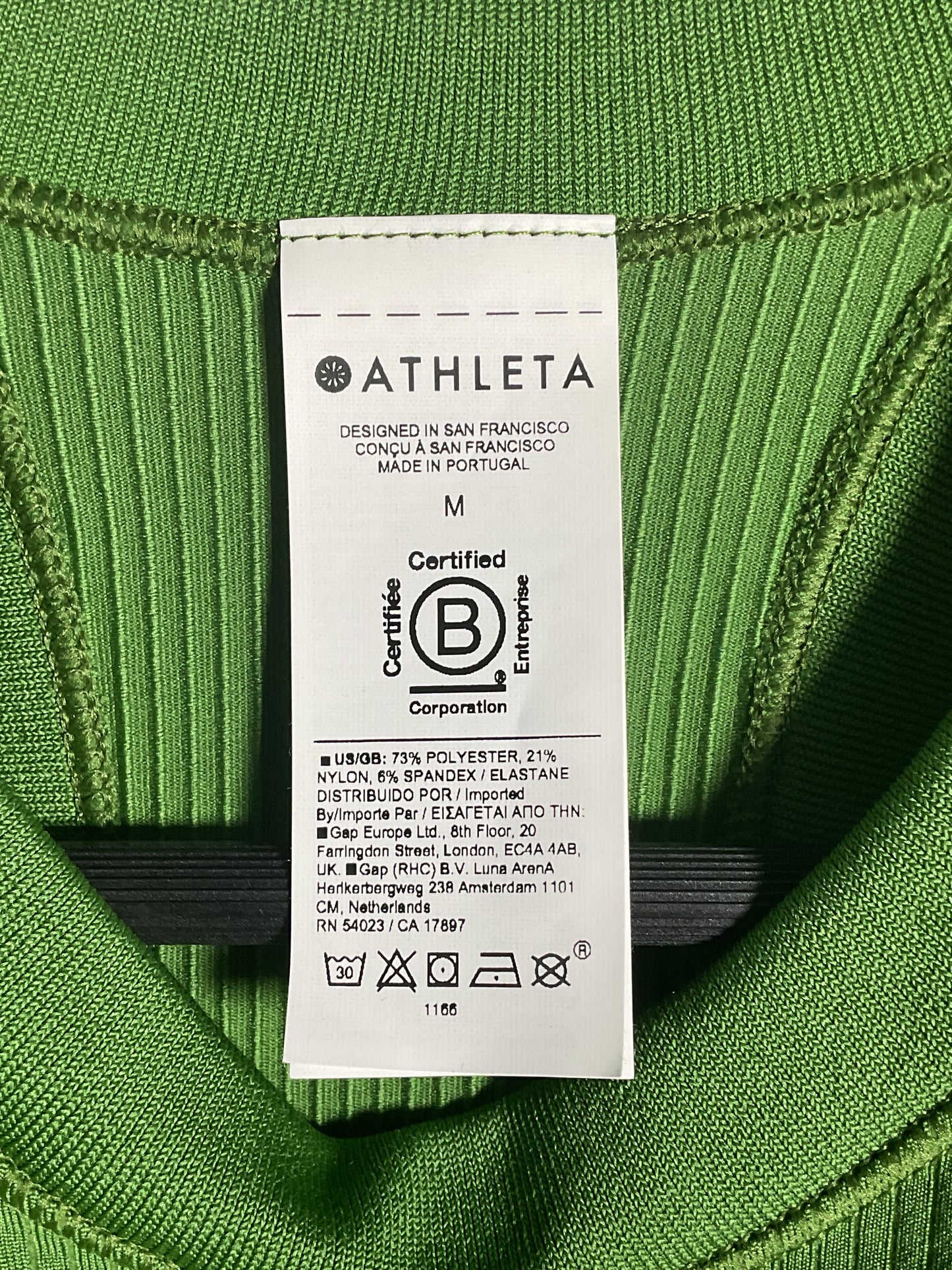 Athleta Green Activewear Tank Top - Size M