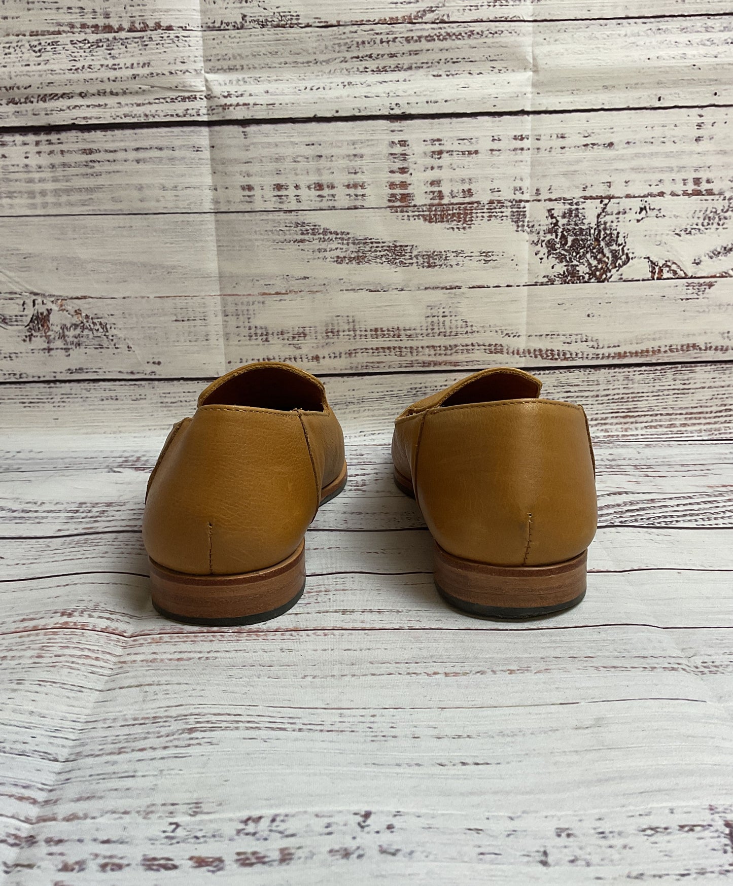 Patina Beige Slip-On Loafer Dress Shoe Women Size 7