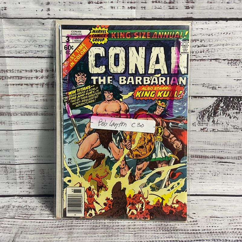 VTG 1977 Conan The Barbarian #3 Marvel Comics Group