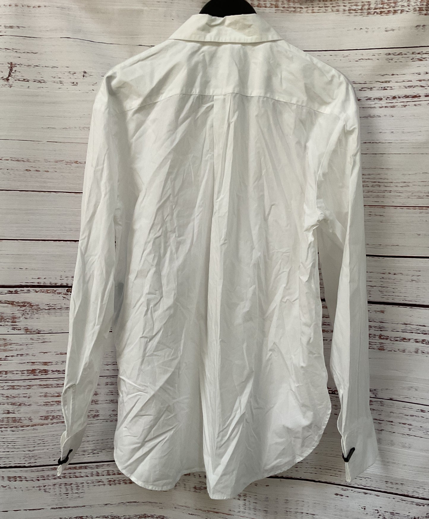 The Kooples Women's White Long Sleeve French Cuff Button Down Shirt Size 3
