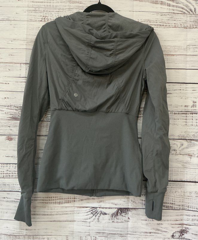 Women's Lululemon Gray Jacket w/ hoodie Size XS
