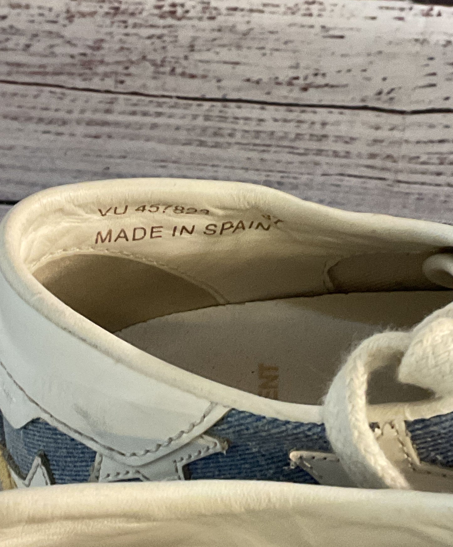 Saint Laurent Denim Starry Sneakers Blue 6.5