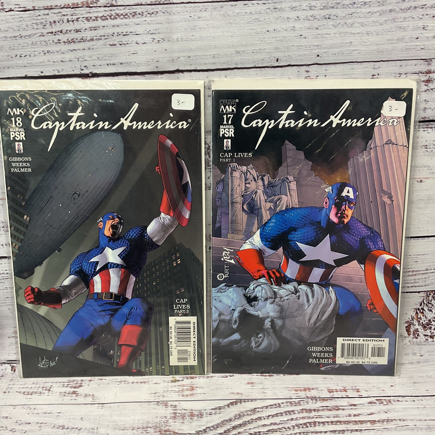 Captain America Marvel Captain America 2012 1-11+2003 17-18+Civil War II Poster
