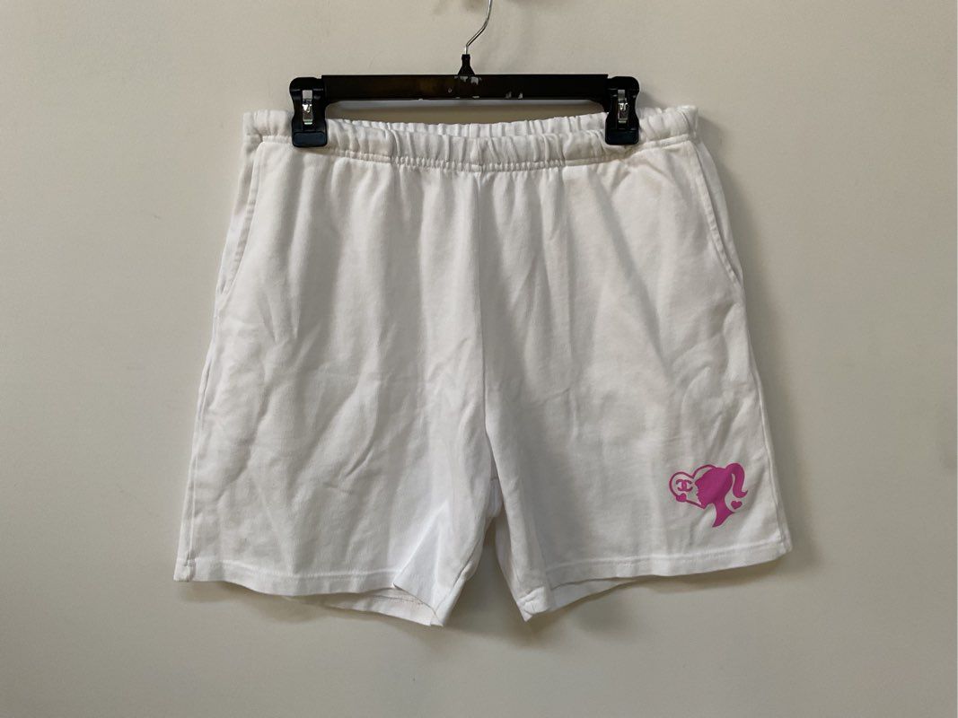 NEW MEGA YACHT Men's White Barbie Coco Chanel Drawstring Shorts- SZ XL