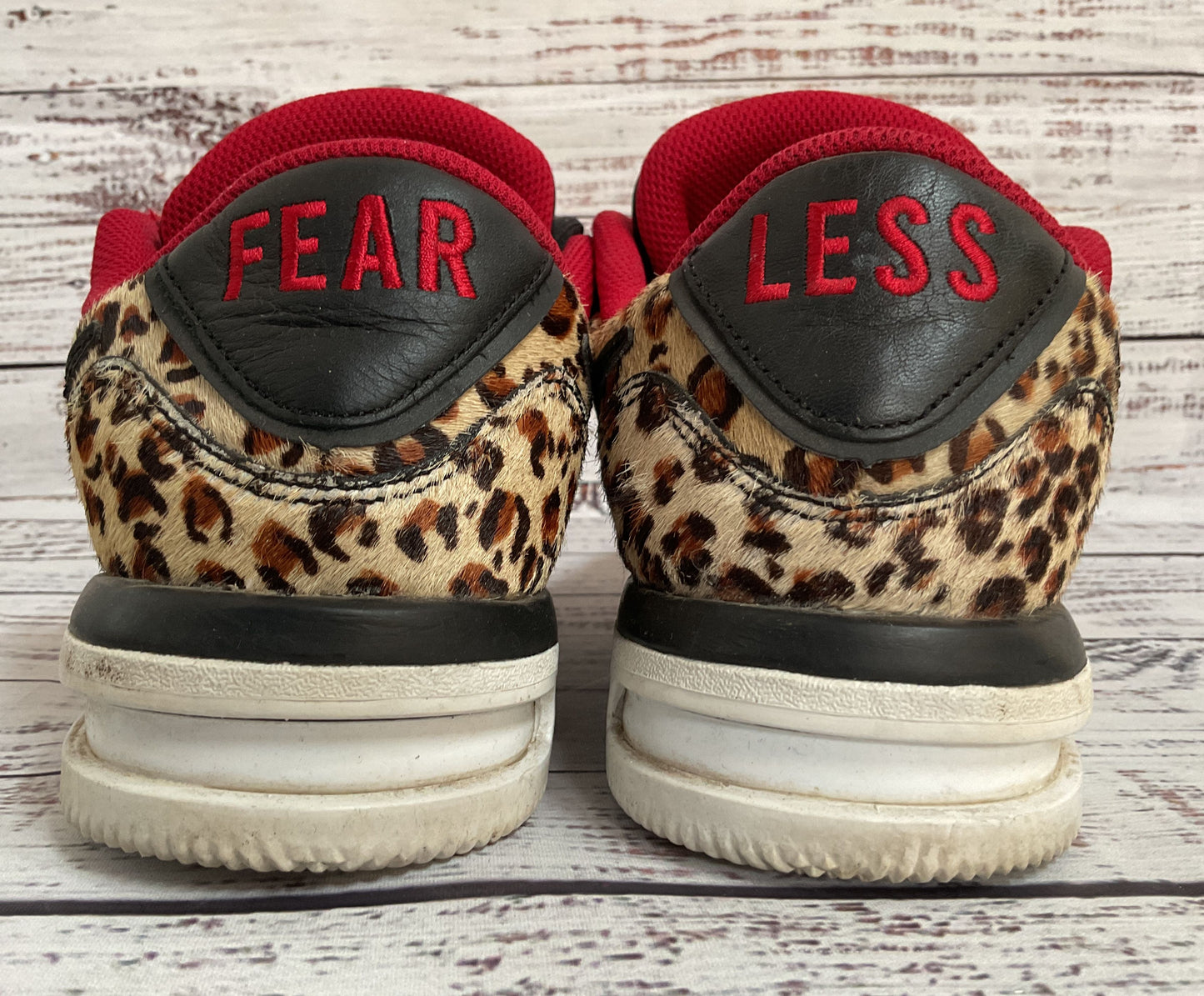 Nike Air Vapor Wing Premium Women's Leopard Print Calf Hair Sneakers CQ9679-001