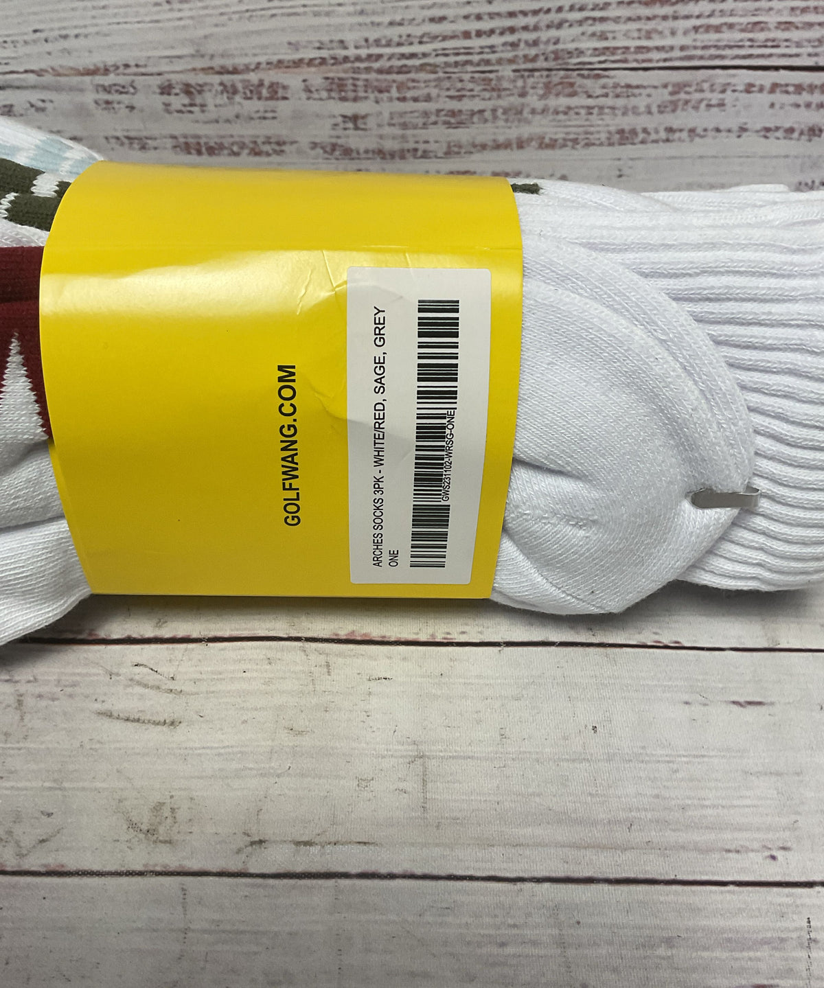 Golf Wang Arches White Red Sage Green Grey Socks 3PK New