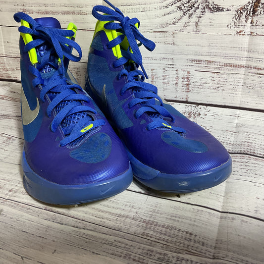NIKE Zoom Hyperdunk Flywire 454138-400 Purple/Green Mens Basketball Shoes- SZ 12