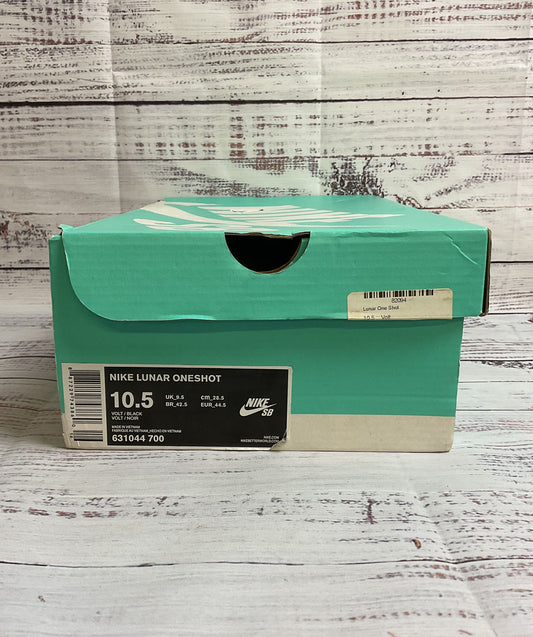 Nike SB Lunar Oneshot Neon Green Athletic Shoe Men Size 10.5 New in Box