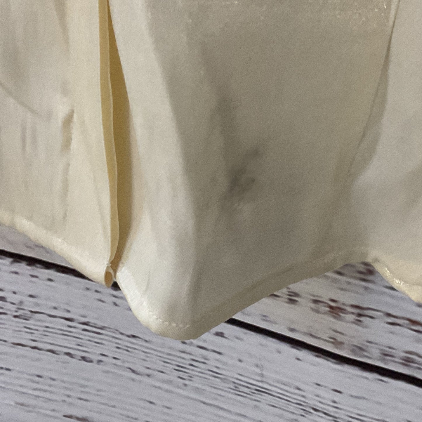 NWD CHICO'S Women's Shimmer Ivory Long Sleeve Blouse- SZ 2 (DEFECT)